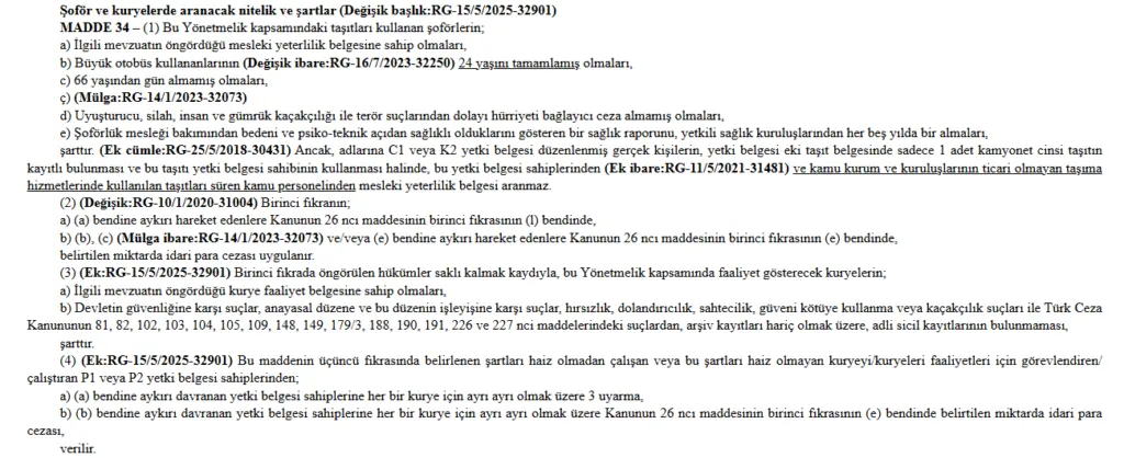 Moto Kurye SRC Belgesi 2026, SRC Kurye Tanımlandı.