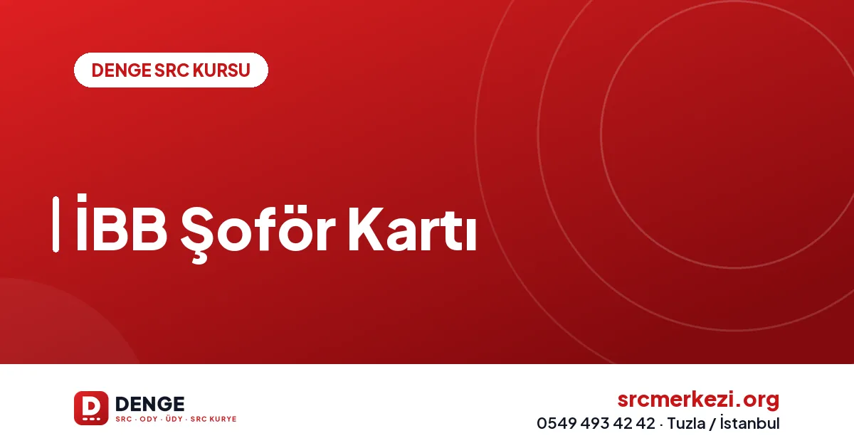 İBB Şoför Kartı