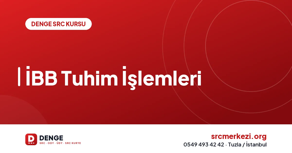 İBB Tuhim İşlemleri