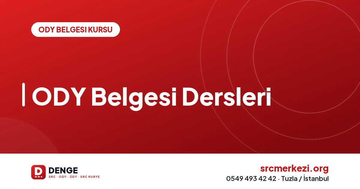 ODY Belgesi Dersleri