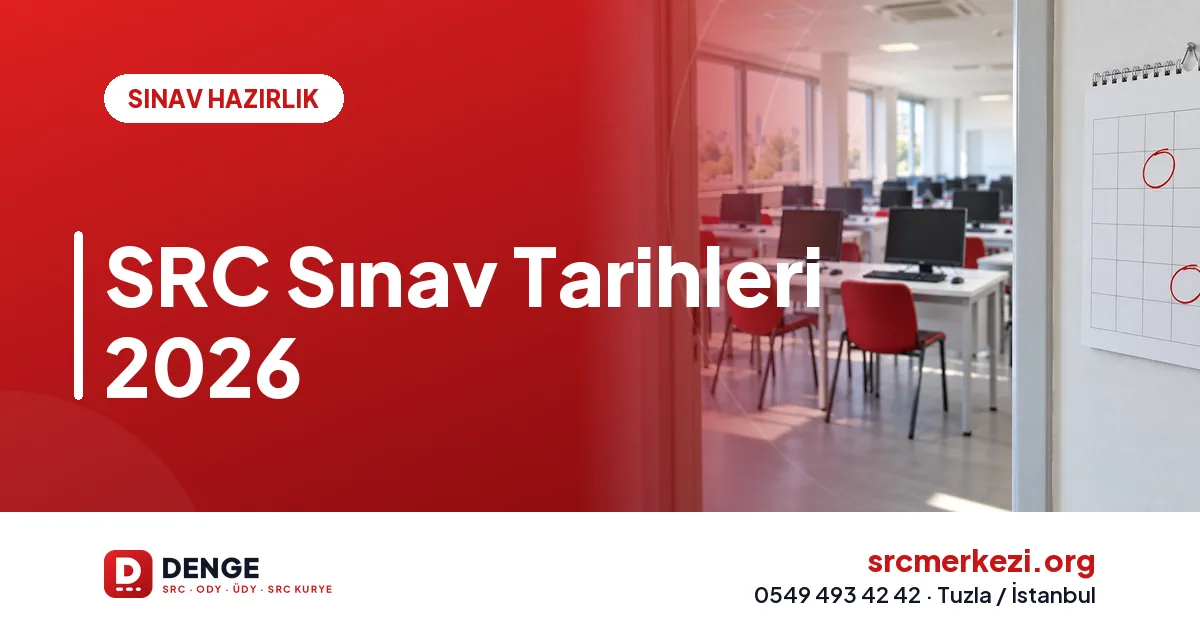 SRC Sınav Tarihleri 2026