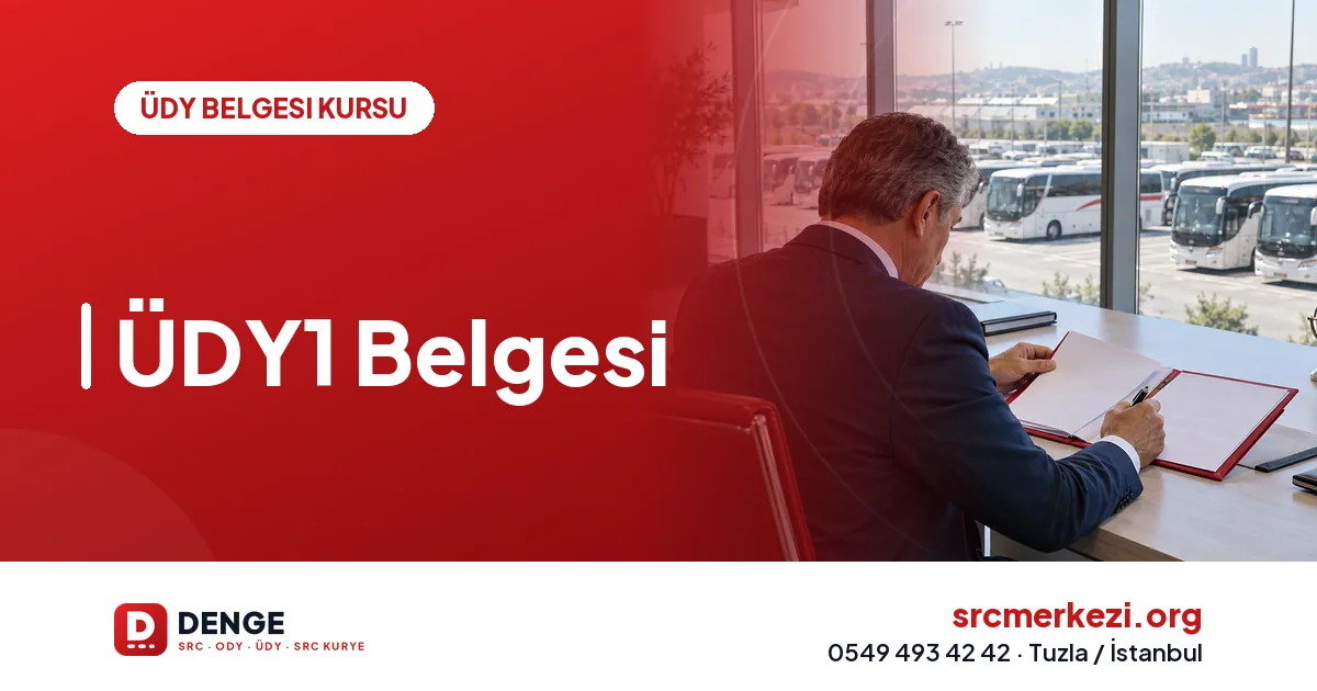 ÜDY1 Belgesi