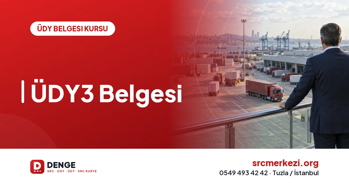 ÜDY3 Belgesi