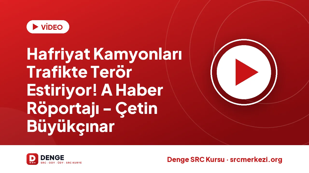 Hafriyat Kamyonları Trafikte Terör Estiriyor! A Haber Röportajı - Çetin Büyükçınar videosu