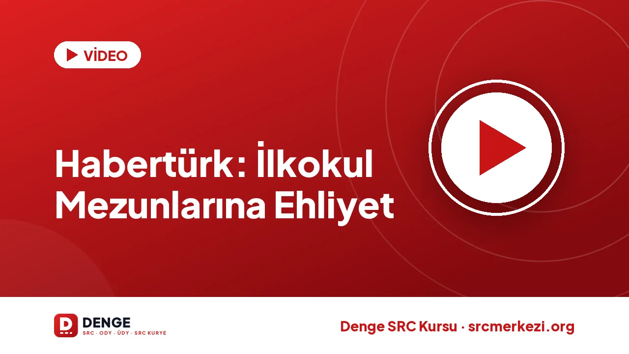 Habertürk: İlkokul Mezunlarına Ehliyet videosu