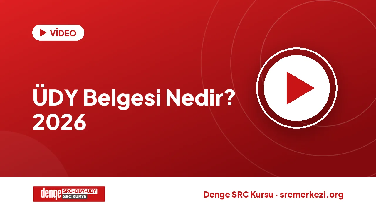 ÜDY Belgesi Nedir? 2026 videosu